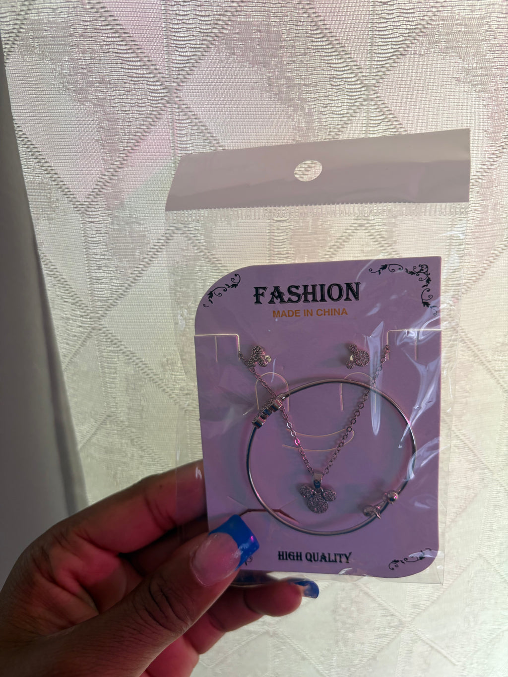 🎀 Little Miss Mouse Jewelry Set- small kid size