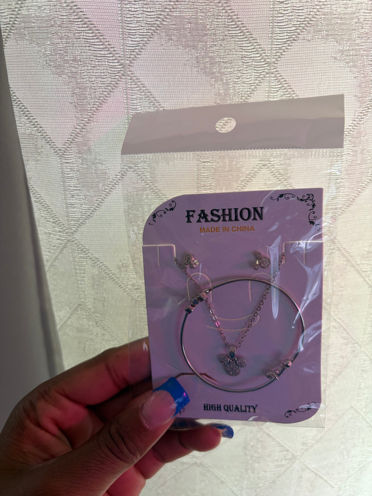 🎀 Little Miss Mouse Jewelry Set- small kid size